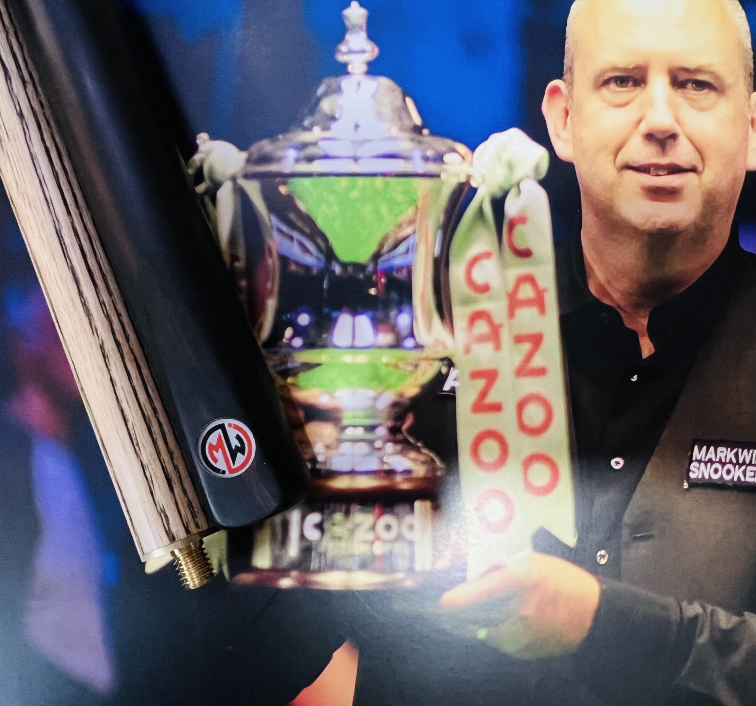 Mark Williams Snooker - 2x World Championship Winning Barracuda Cue Replica